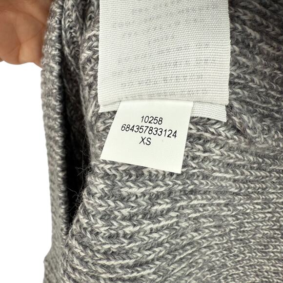 AYR Mens The Sloop Crewneck Merino Wool Sweater in Fuzzy TV Gray Size XS - Picture 8 of 9